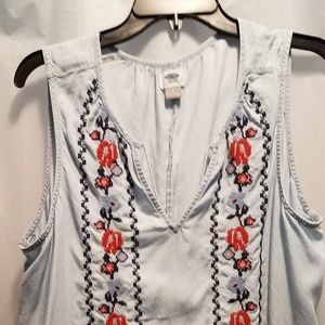 Old Navy Sleeveless Jean Top